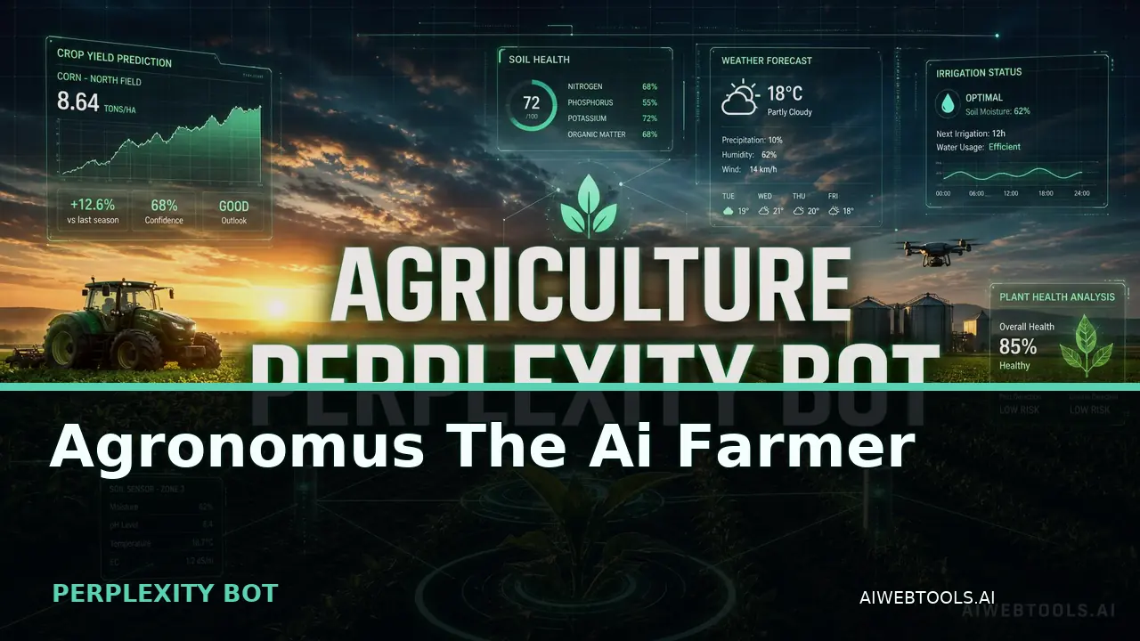 Agronomus The Ai Farmer PERPLEXITY BOT — AI tool listed on AI Web Tools