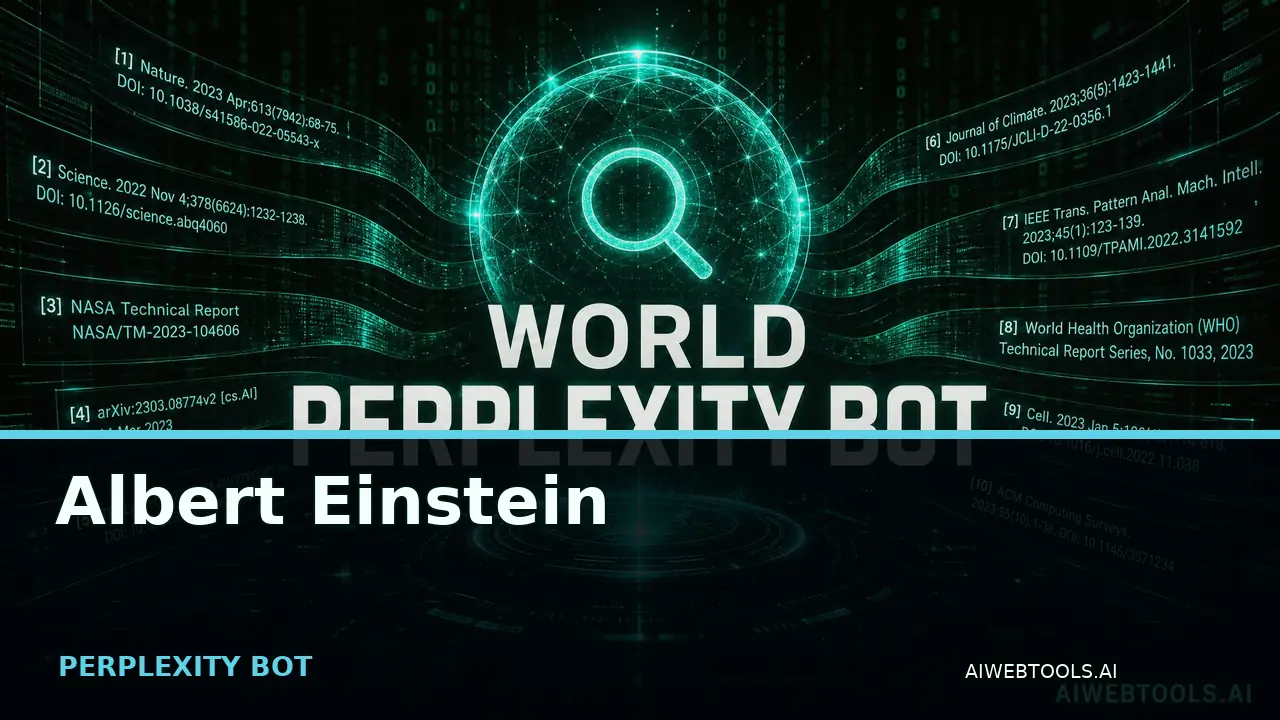 Albert Einstein PERPLEXITY BOT — AI tool listed on AI Web Tools