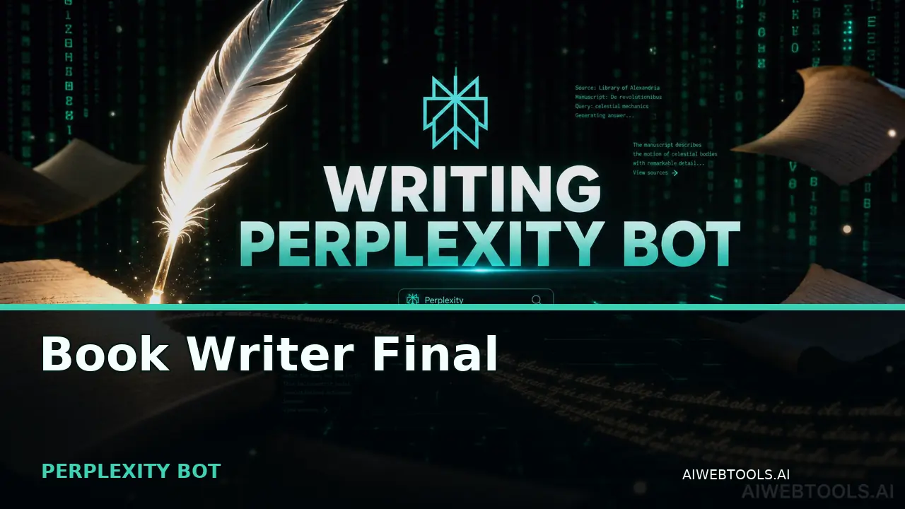 Book Writer Final PERPLEXITY BOT — AI tool listed on AI Web Tools