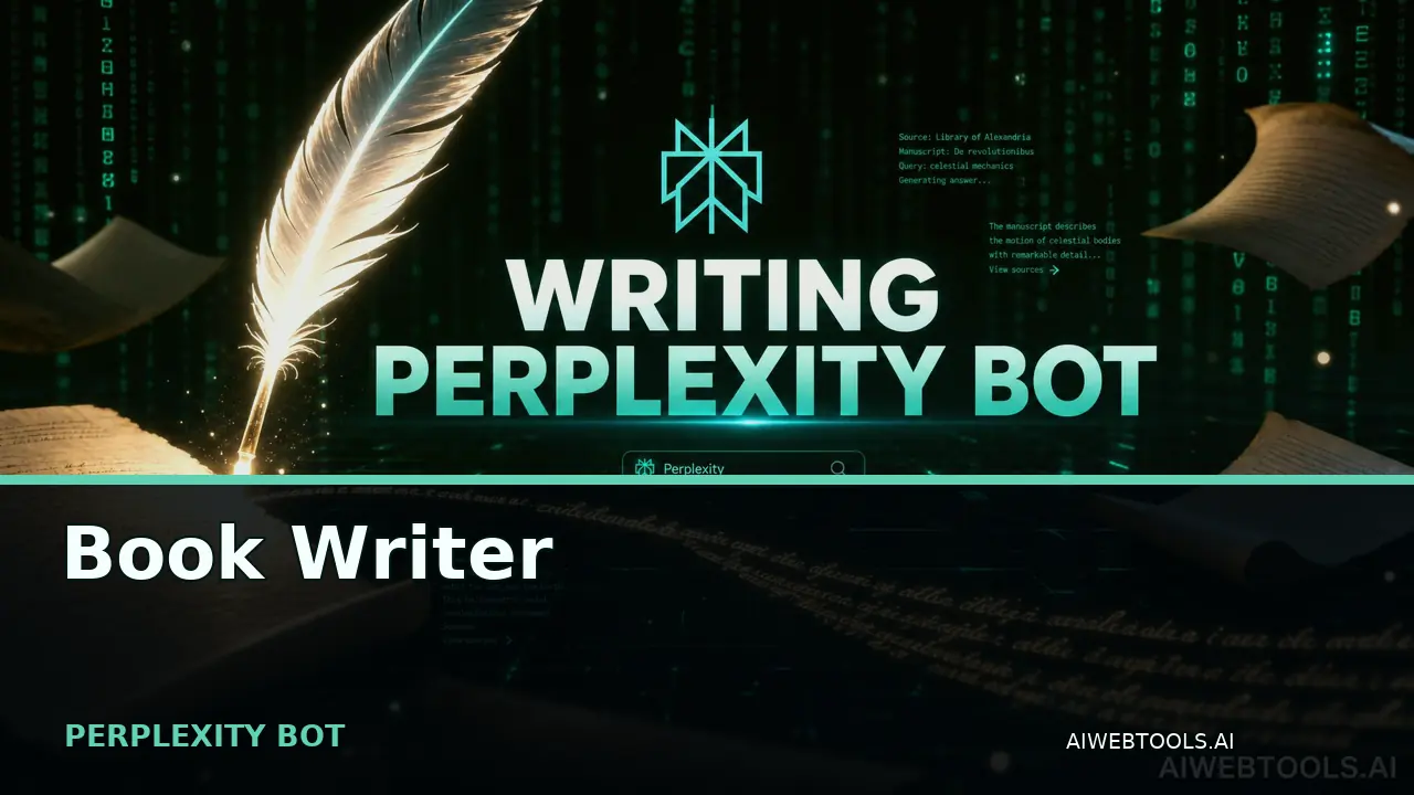 Book Writer PERPLEXITY BOT — AI tool listed on AI Web Tools