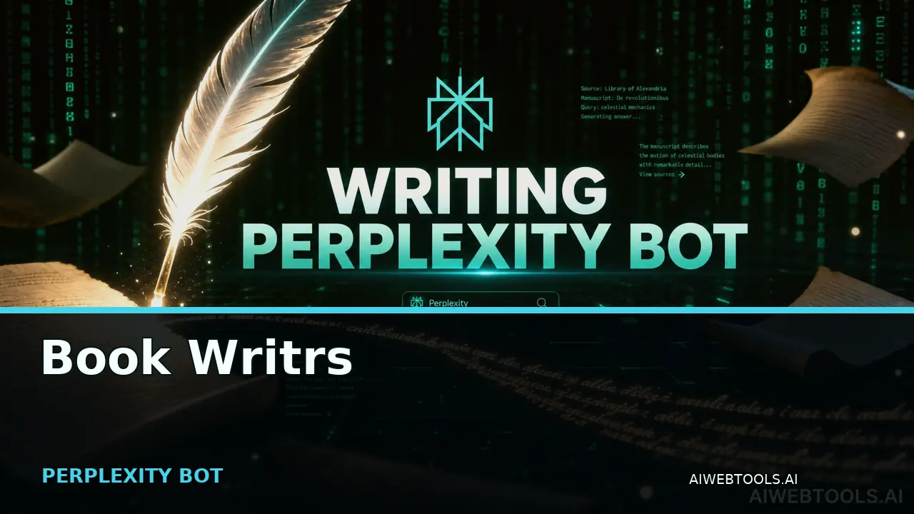 Book Writrs PERPLEXITY BOT — AI tool listed on AI Web Tools