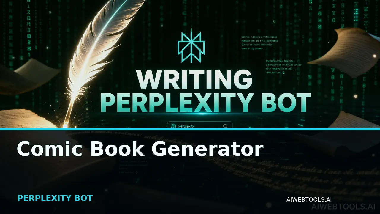 Comic Book Generator PERPLEXITY BOT — AI tool listed on AI Web Tools