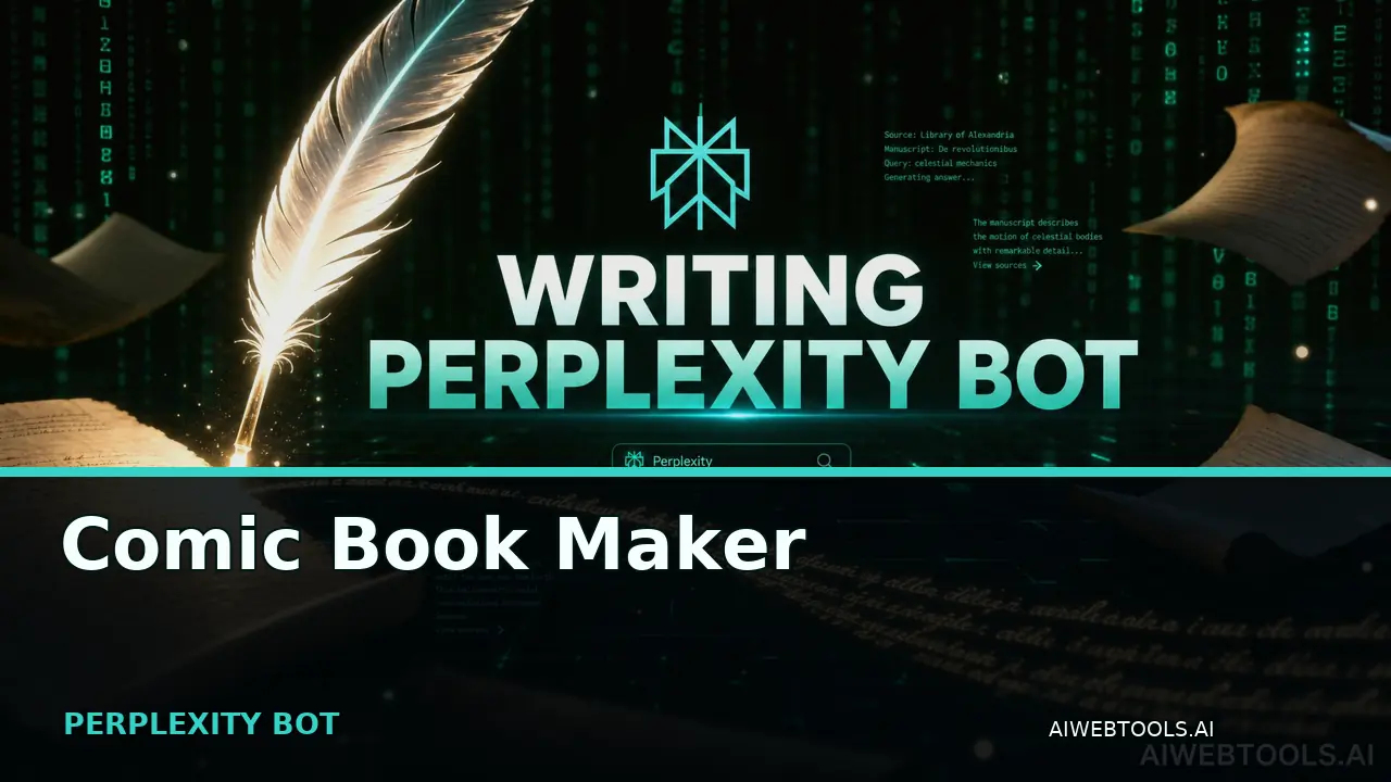Comic Book Maker PERPLEXITY BOT — AI tool listed on AI Web Tools