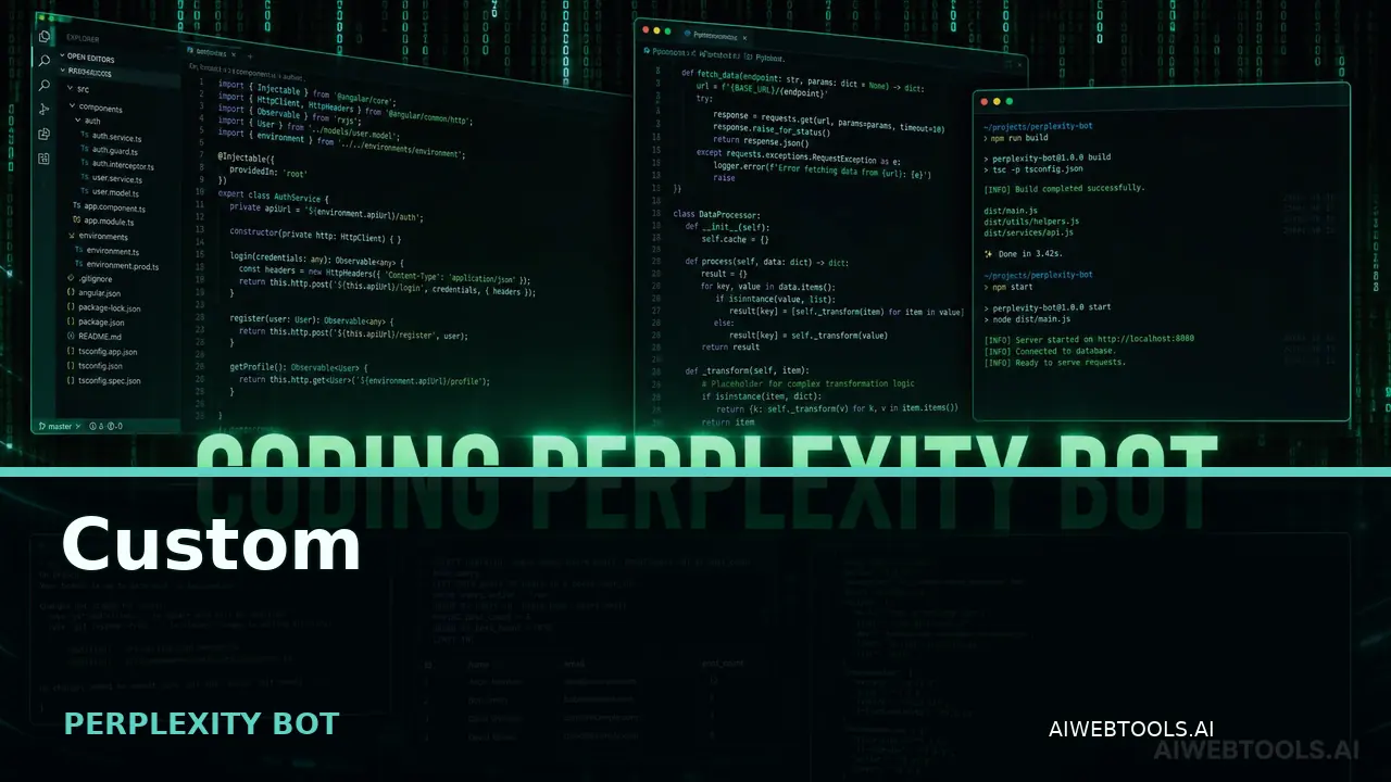Custom PERPLEXITY BOT — AI tool listed on AI Web Tools