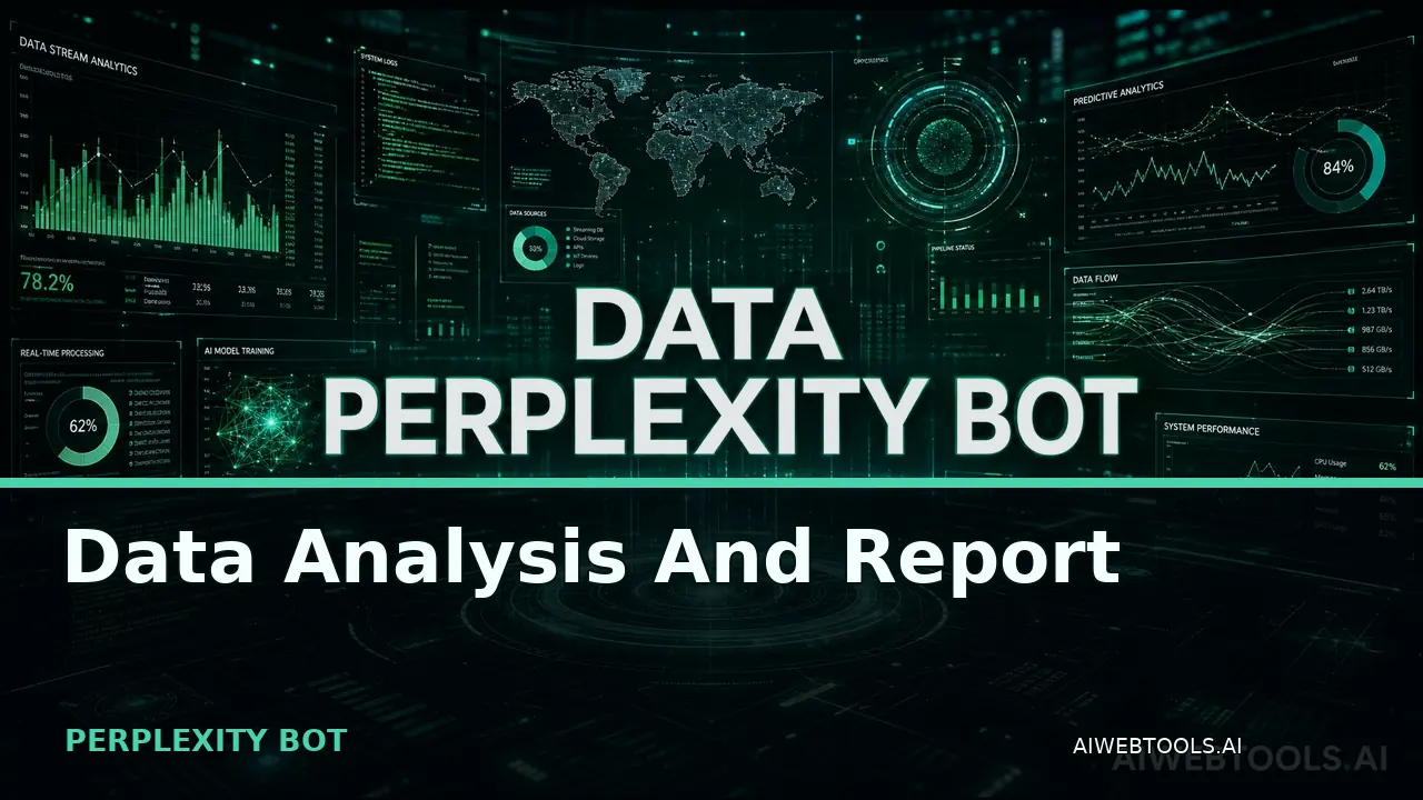 Data Analysis And Report PERPLEXITY BOT — AI tool listed on AI Web Tools