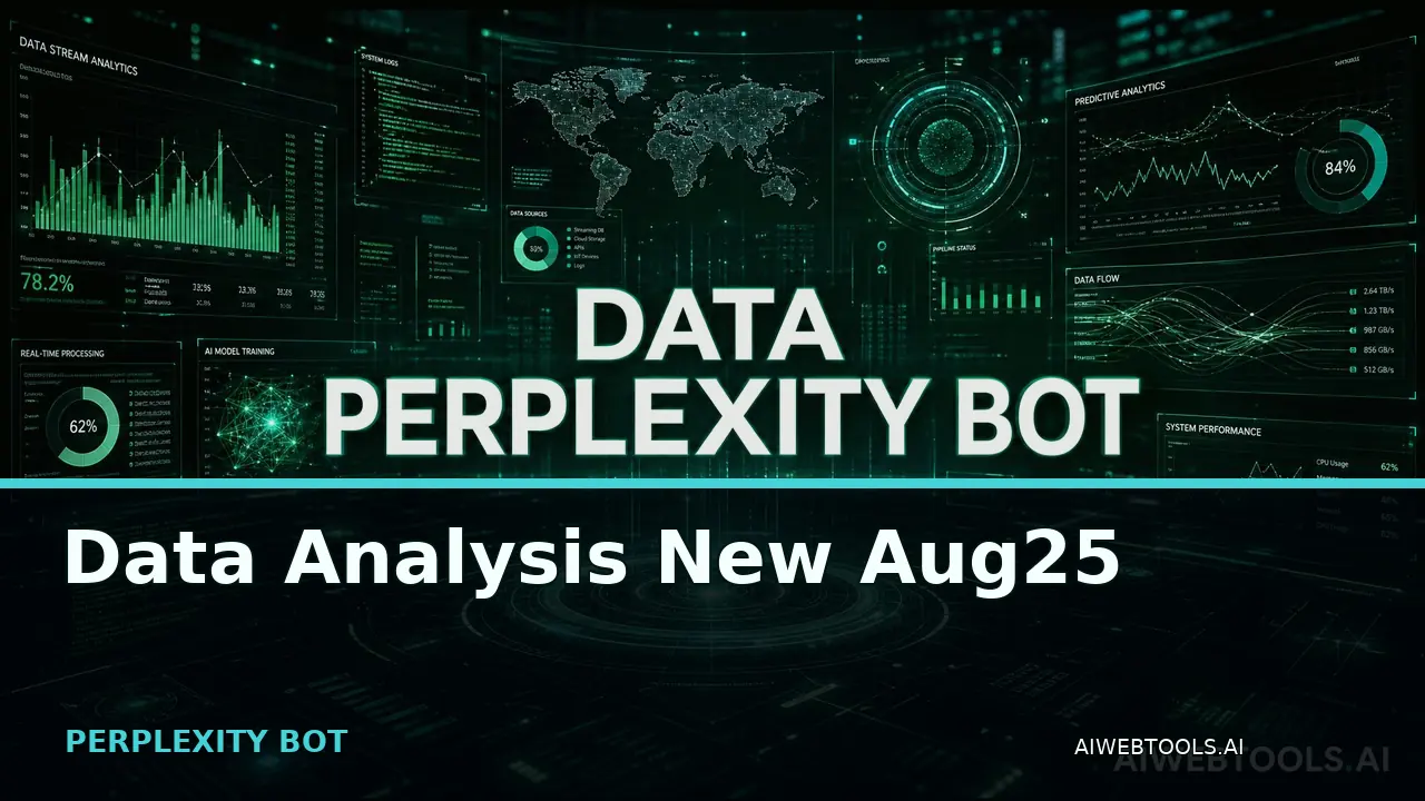 Data Analysis New Aug25 PERPLEXITY BOT — AI tool listed on AI Web Tools