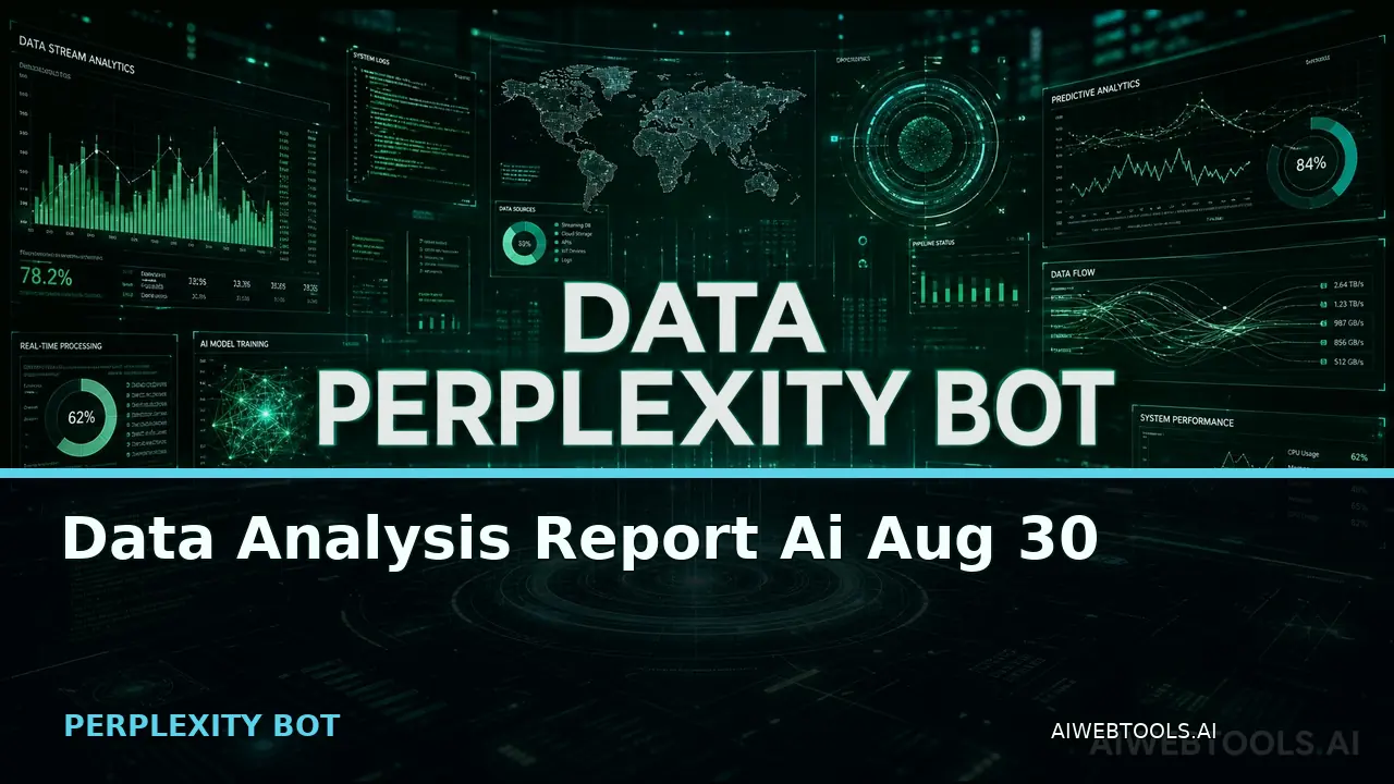 Data Analysis Report Ai Aug 30 PERPLEXITY BOT — AI tool listed on AI Web Tools