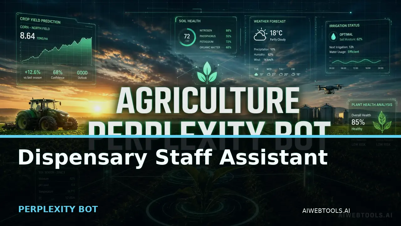 Dispensary Staff Assistant PERPLEXITY BOT — AI tool listed on AI Web Tools