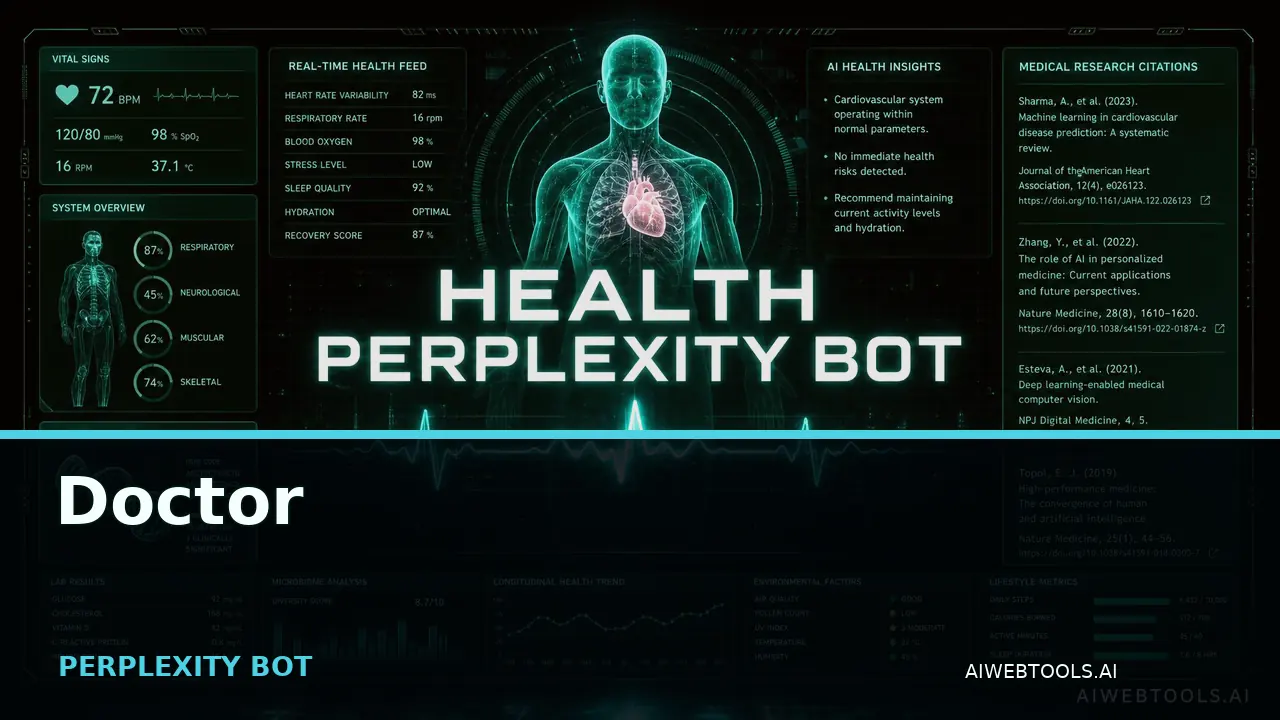Doctor PERPLEXITY BOT — AI tool listed on AI Web Tools