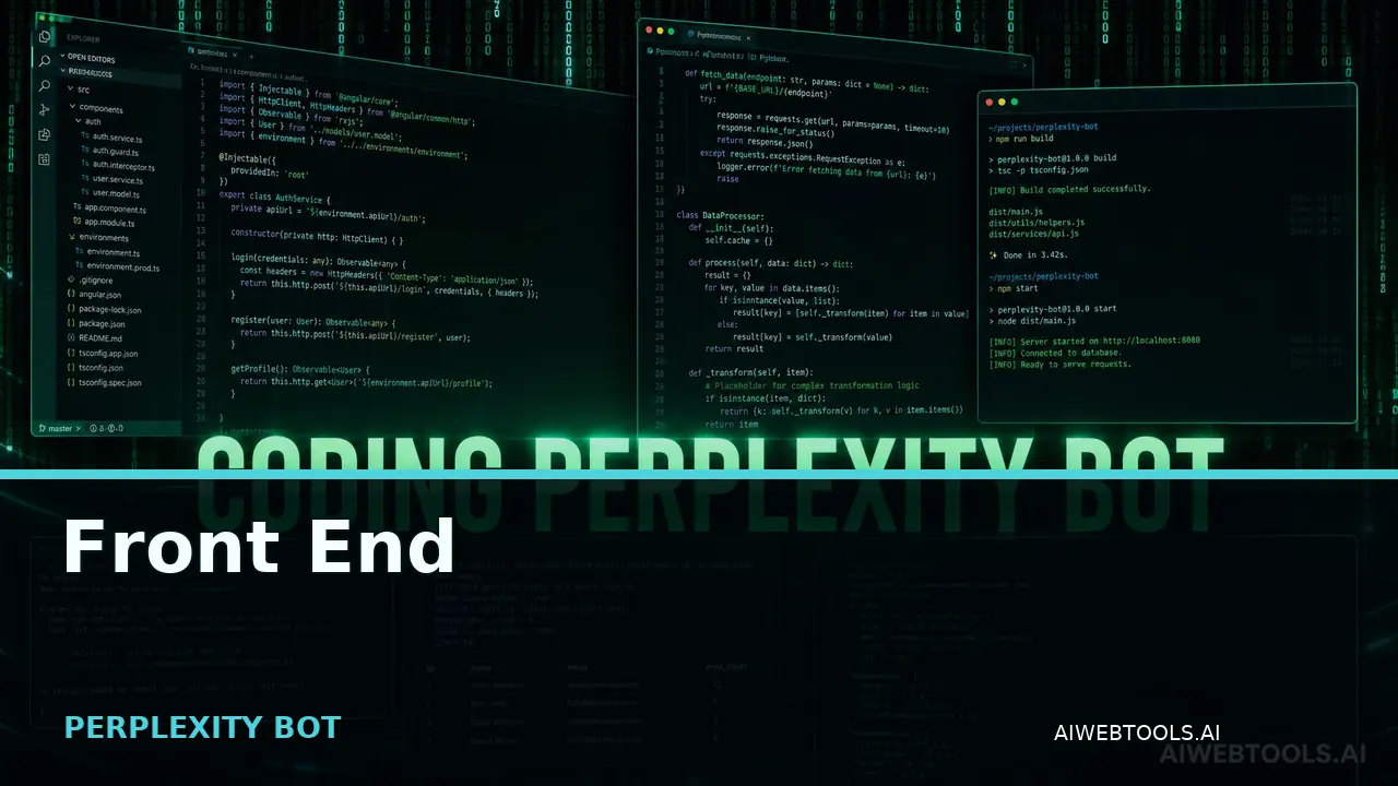 Front End PERPLEXITY BOT — AI tool listed on AI Web Tools