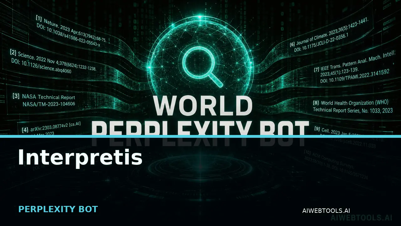 Interpretis PERPLEXITY BOT — AI tool listed on AI Web Tools