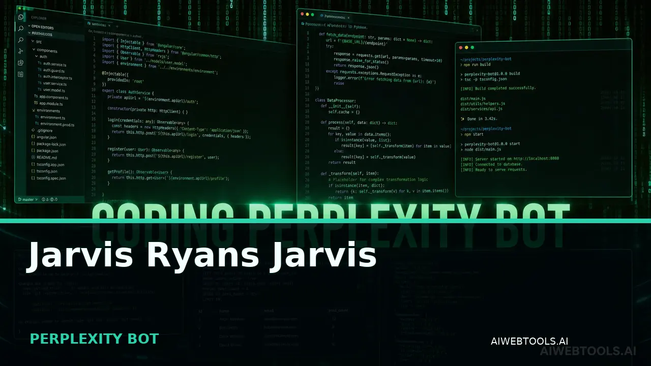 Jarvis Ryans Jarvis PERPLEXITY BOT — AI tool listed on AI Web Tools