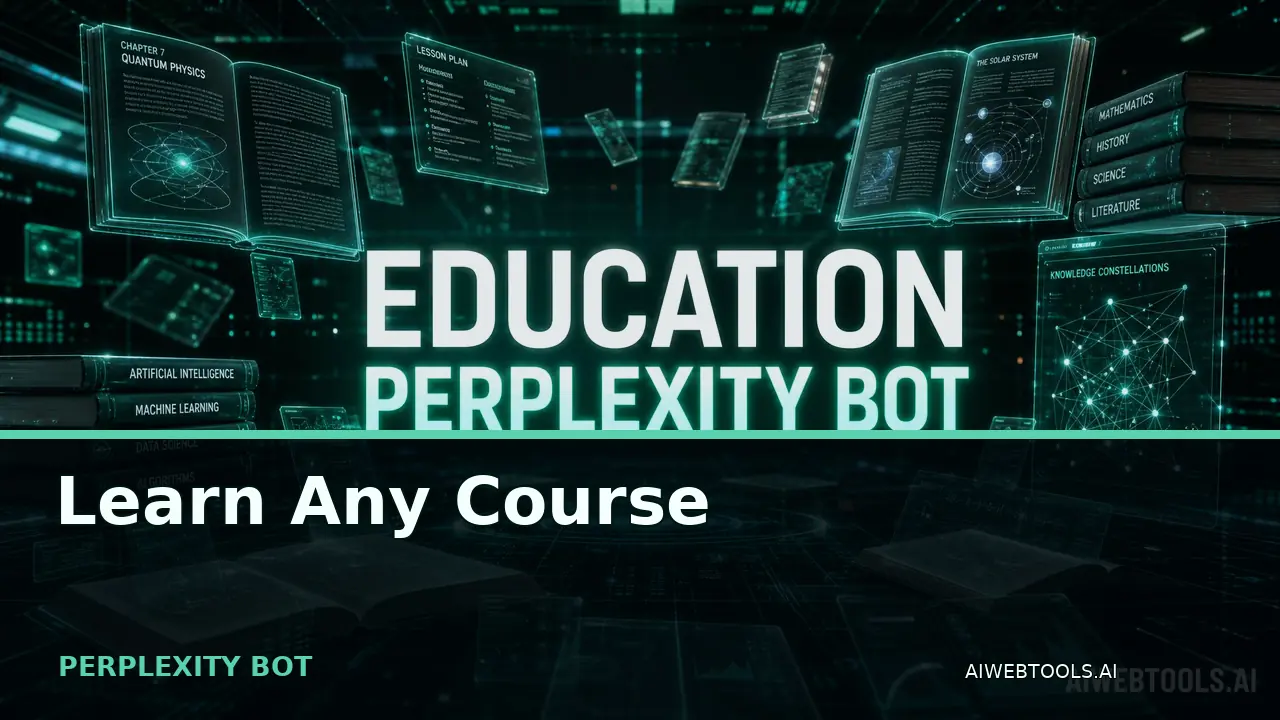 Learn Any Course PERPLEXITY BOT — AI tool listed on AI Web Tools