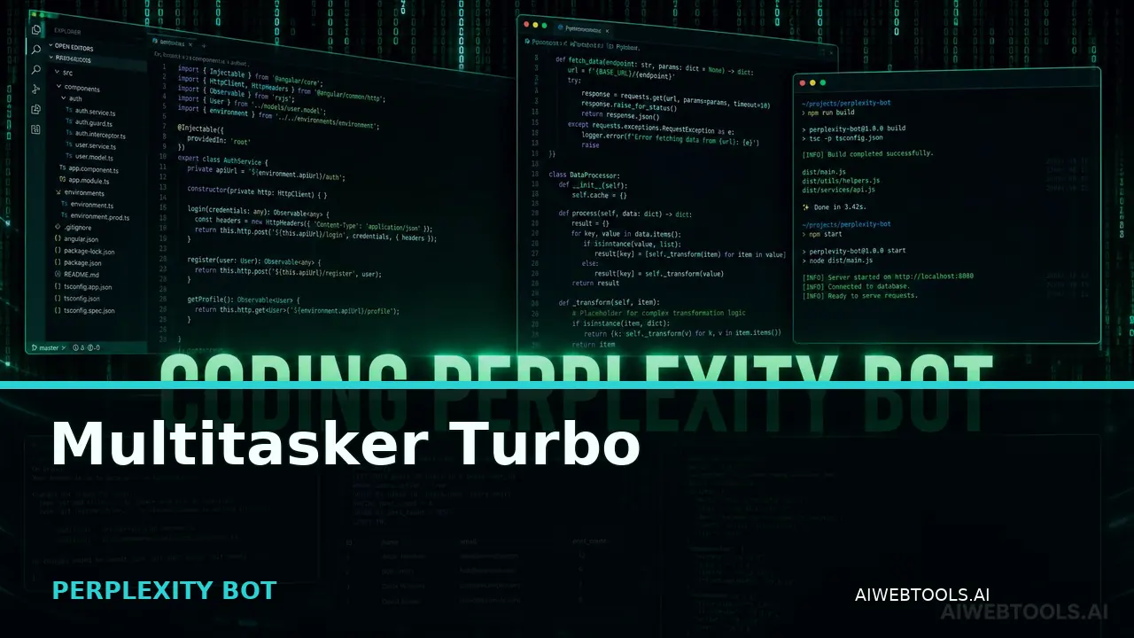 Multitasker Turbo PERPLEXITY BOT — AI tool listed on AI Web Tools