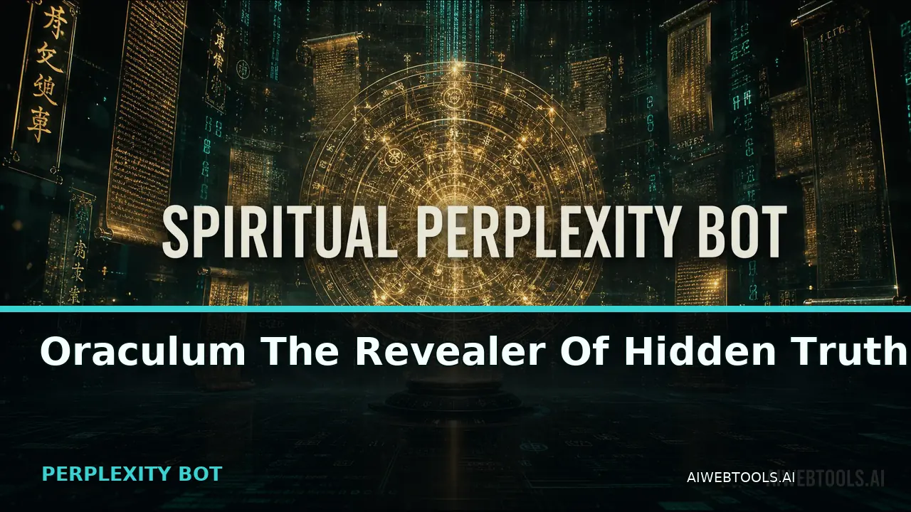 Oraculum The Revealer Of Hidden Truth PERPLEXITY BOT — AI tool listed on AI Web Tools
