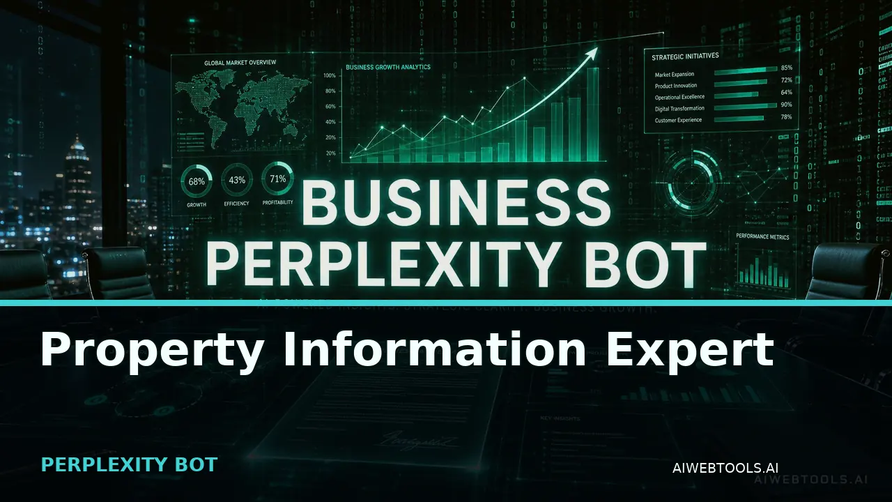Property Information Expert PERPLEXITY BOT — AI tool listed on AI Web Tools