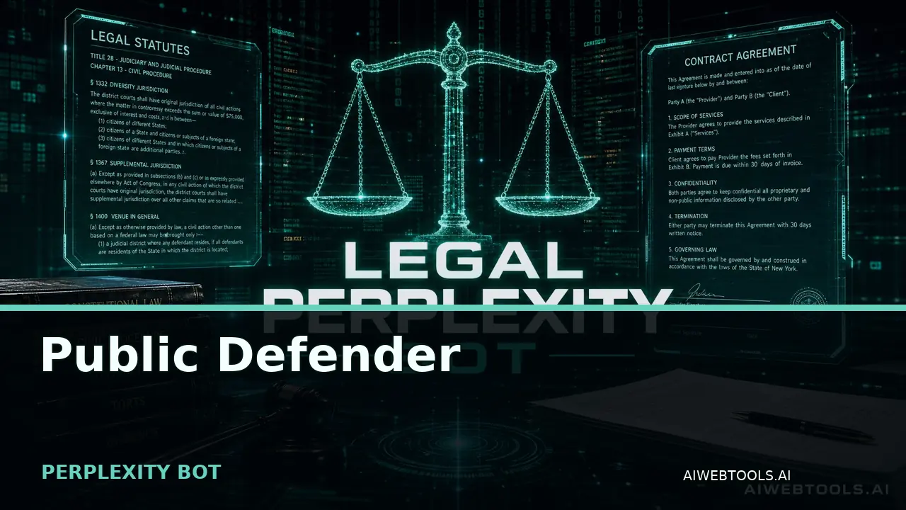 Public Defender PERPLEXITY BOT — AI tool listed on AI Web Tools