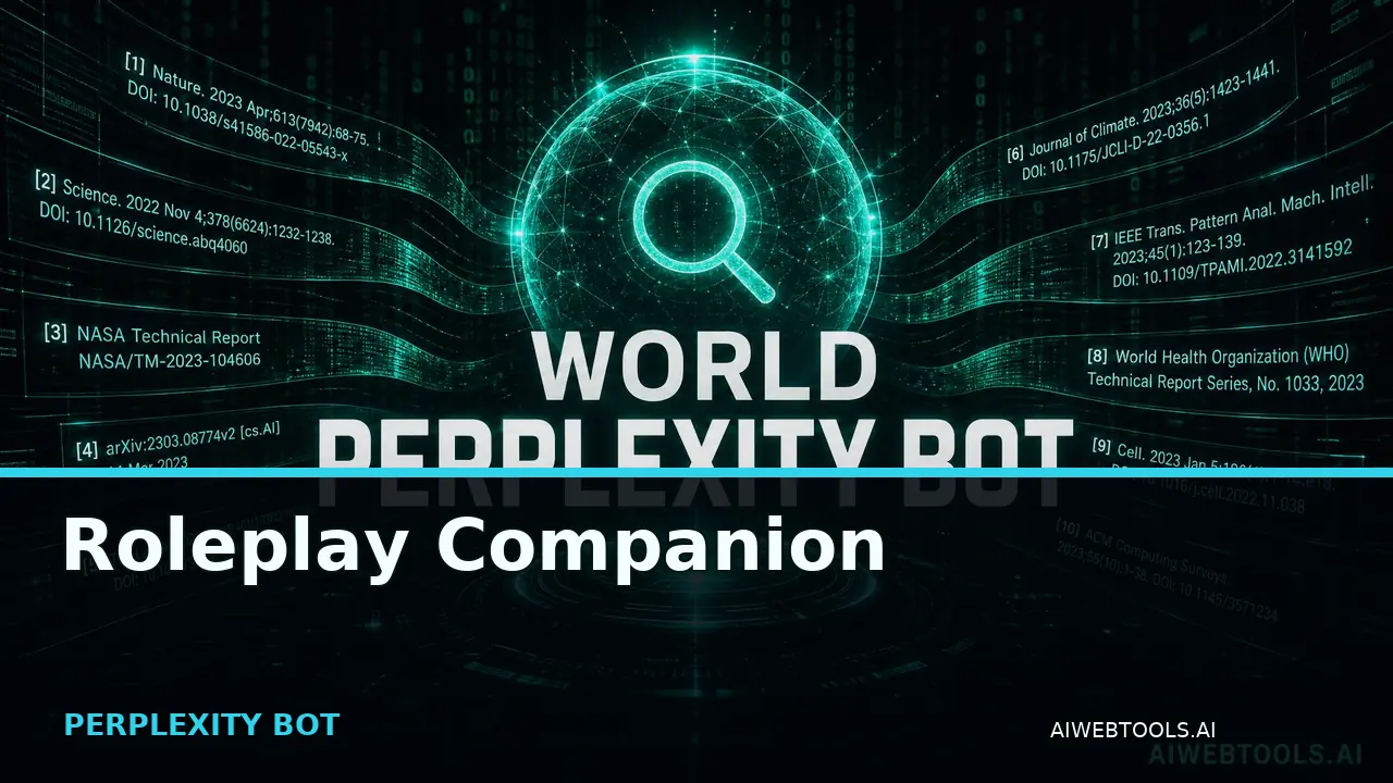 Roleplay Companion PERPLEXITY BOT — AI tool listed on AI Web Tools