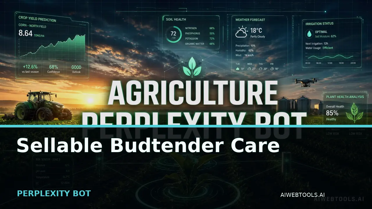 Sellable Budtender Care PERPLEXITY BOT — AI tool listed on AI Web Tools