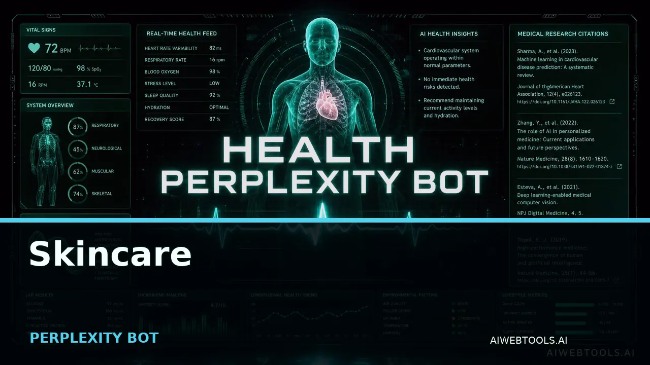 Skincare PERPLEXITY BOT — AI tool listed on AI Web Tools