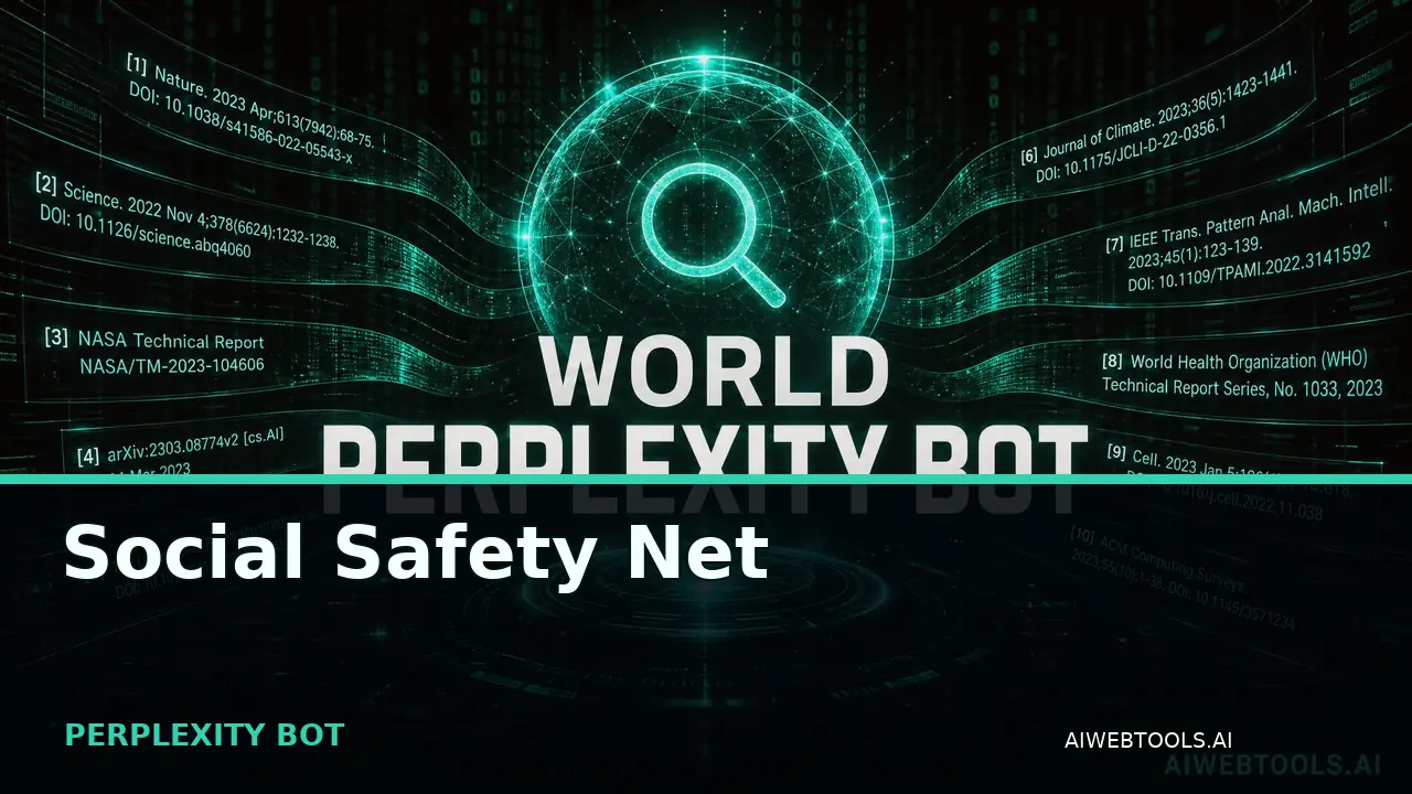 Social Safety Net PERPLEXITY BOT — AI tool listed on AI Web Tools