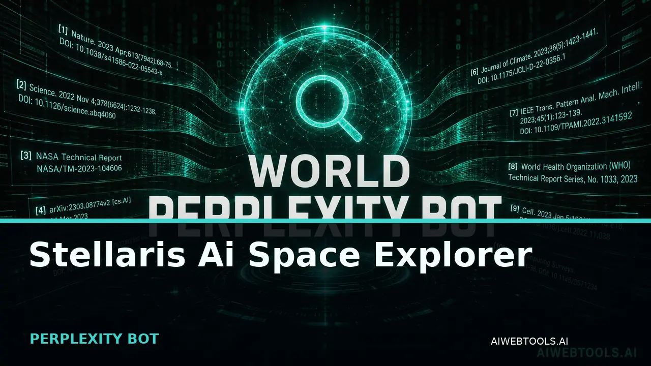 Stellaris Ai Space Explorer PERPLEXITY BOT — AI tool listed on AI Web Tools