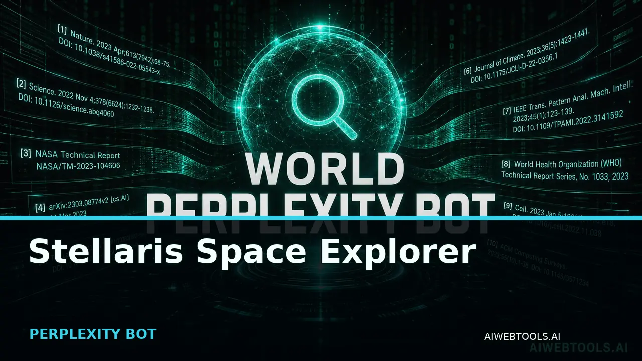 Stellaris Space Explorer PERPLEXITY BOT — AI tool listed on AI Web Tools