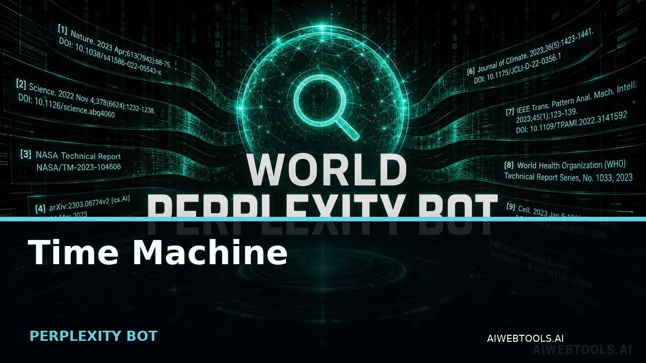 Time Travel PERPLEXITY BOT — AI tool listed on AI Web Tools