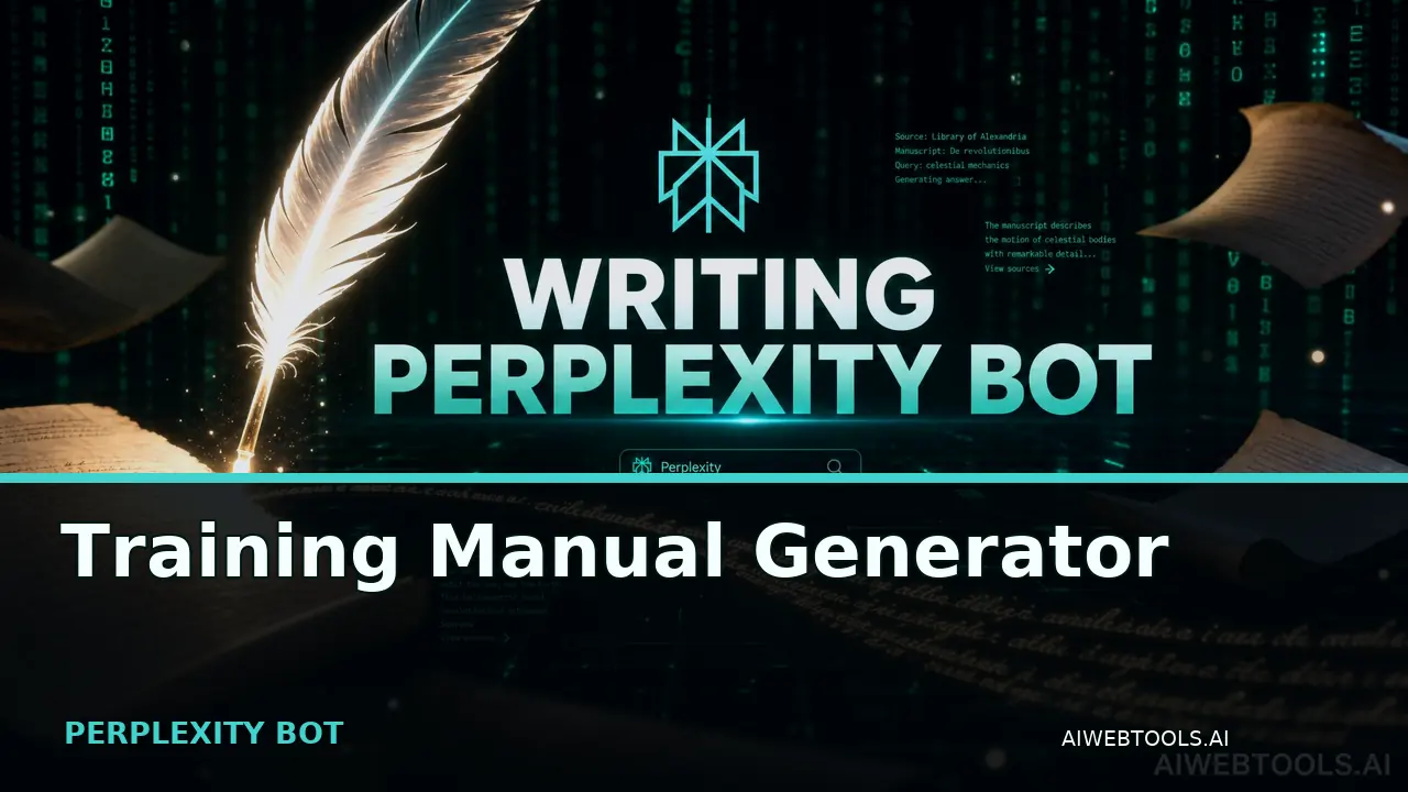 Transcript Parser And Summarizer PERPLEXITY BOT — AI tool listed on AI Web Tools