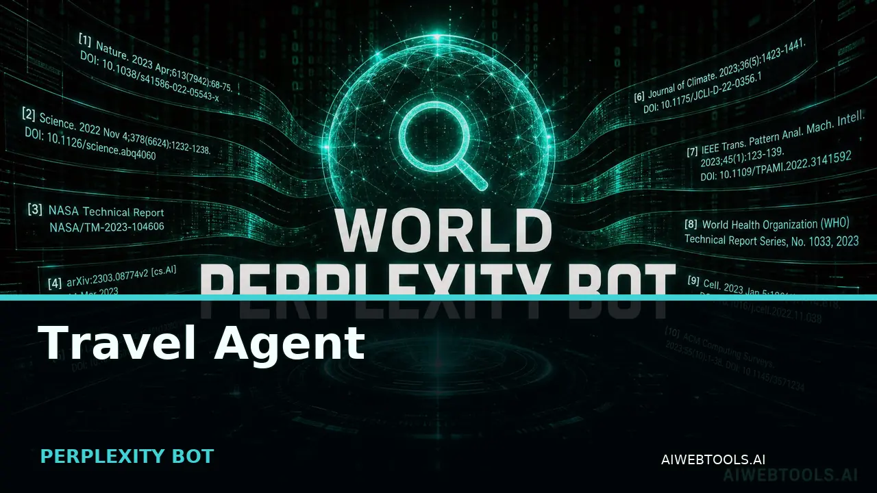 Travel Agent PERPLEXITY BOT — AI tool listed on AI Web Tools