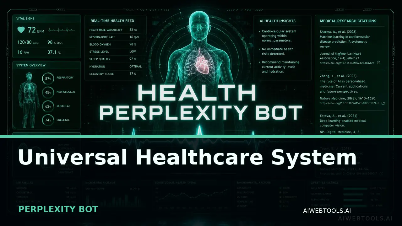 Universal Healthcare System PERPLEXITY BOT — AI tool listed on AI Web Tools