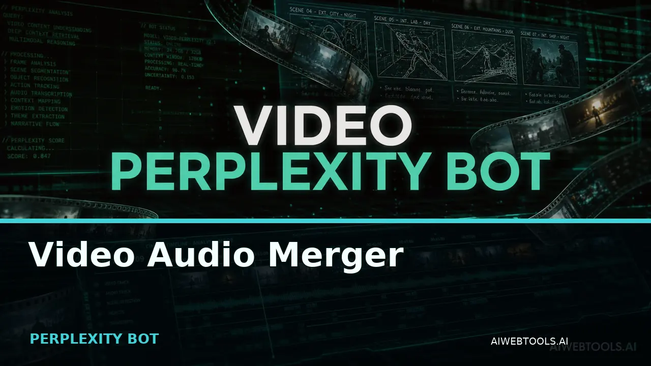 Video Audio Merger PERPLEXITY BOT — AI tool listed on AI Web Tools